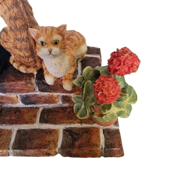 1989 Lowell Davis BFA Schmid Figurine Sun Worshippers Cats on Porch 1773/5000 - Picture 4 of 16